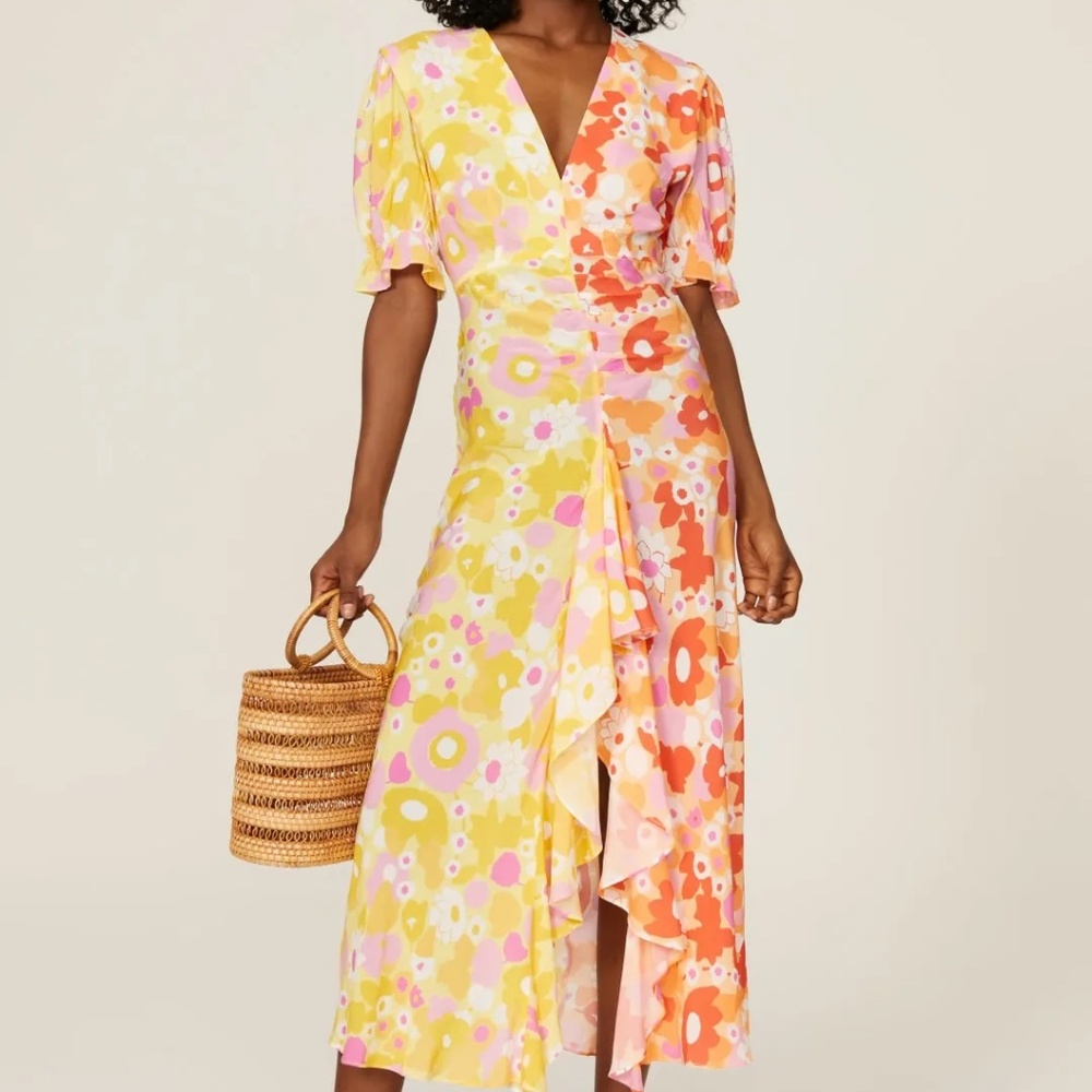 Rixo Ariel Colorblock Maxi size M